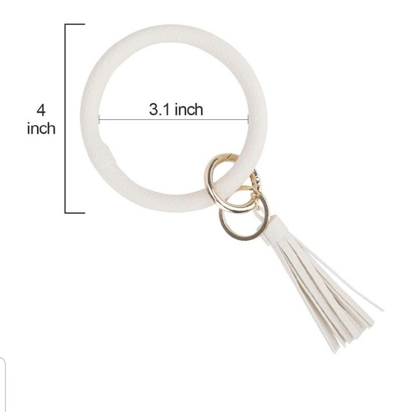 Bangle Key Ring tassle bracelet - Picture 3 of 4